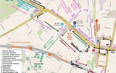 journey planner Marco Polo Summer Hill Map
