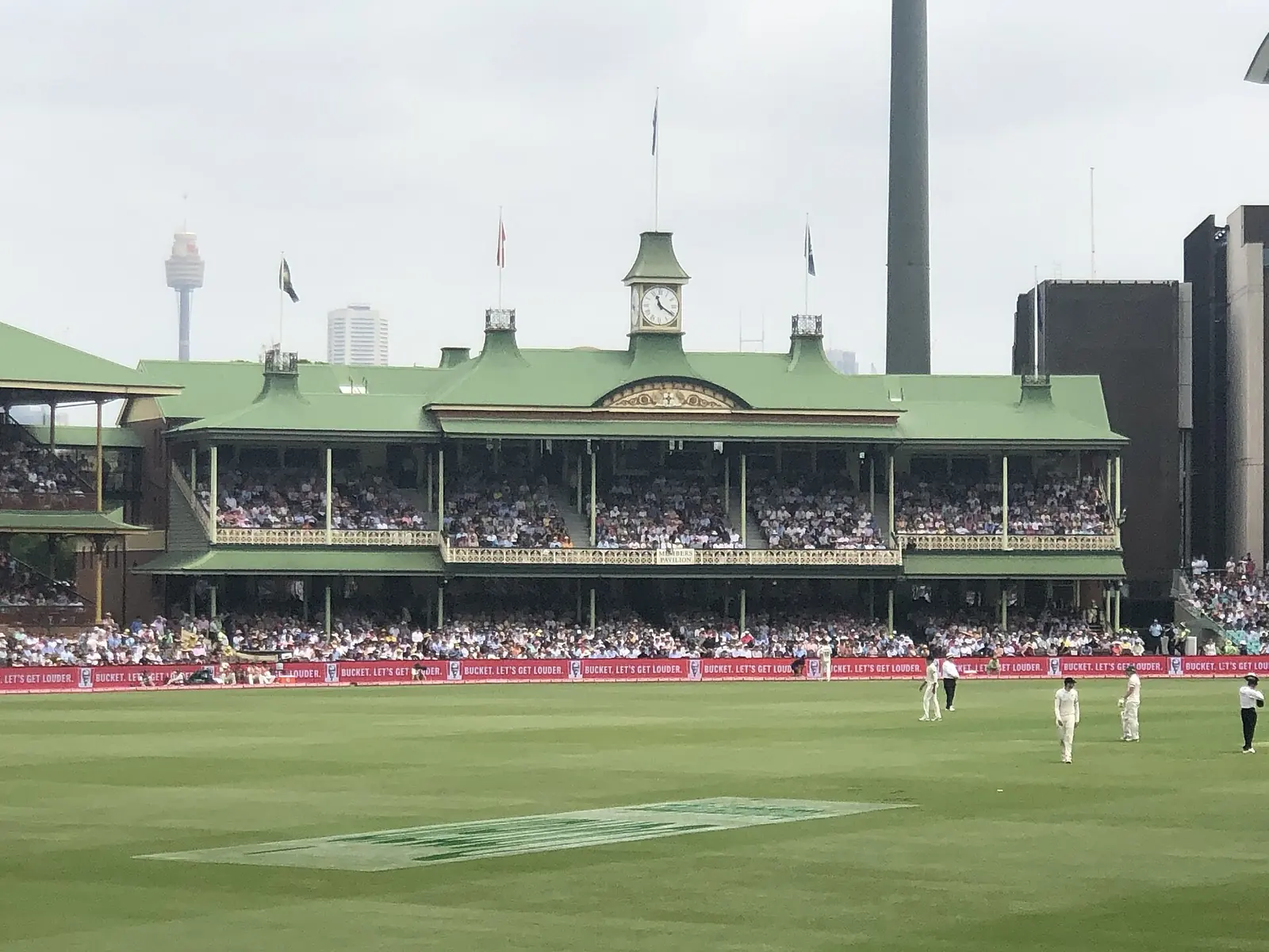 Staying for a Test match