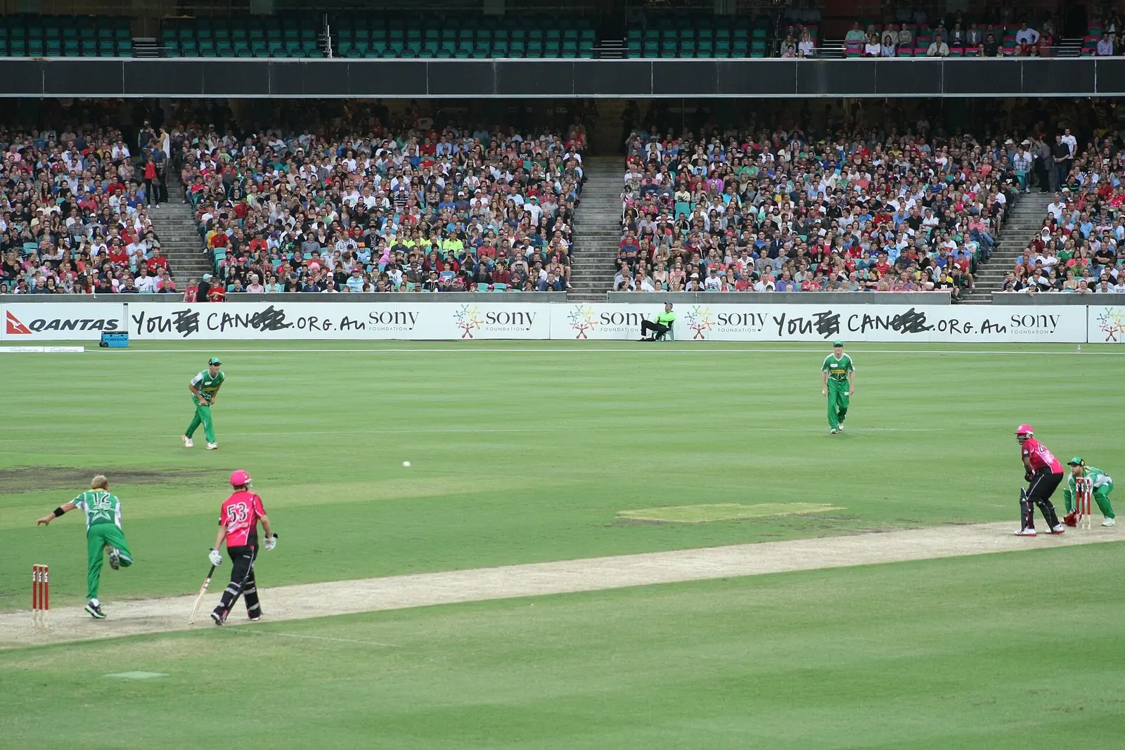 Sydney Sixers BBL match at the SCG
