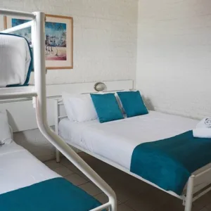 queen, double and single bed accommodation