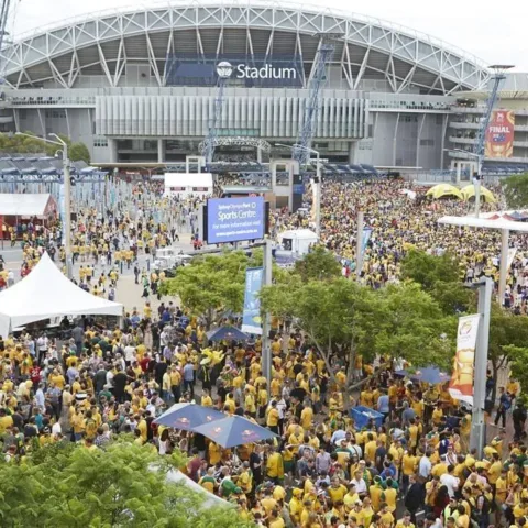 2015 Asia Cup Final Socceroos accommodation close to Sydney olympic Park