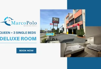 Marco Polo Motor Inn - Deluxe room 5 pax