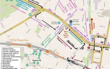 journey planner Marco Polo Summer Hill Map