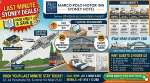 Enjoy Exciting Last Minute Deals Sydney Hotel Near CBD, Olympic Park and Transport 1 Last Minute Deals Sydney Hotel