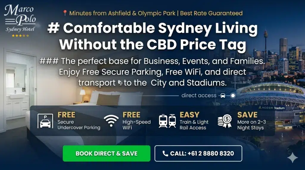 Accommodation Near Accor Stadium Sydney