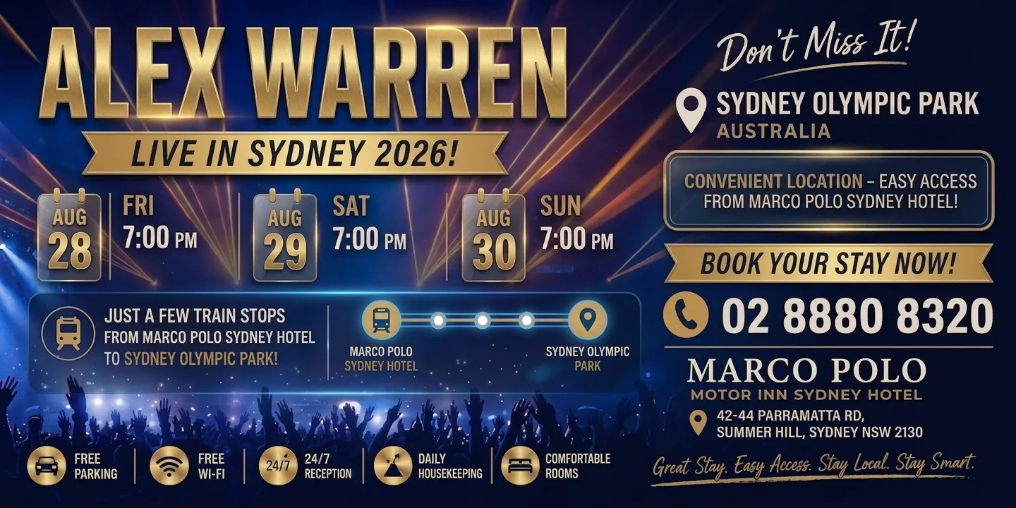 Alex Warren Sydney Concert 2026